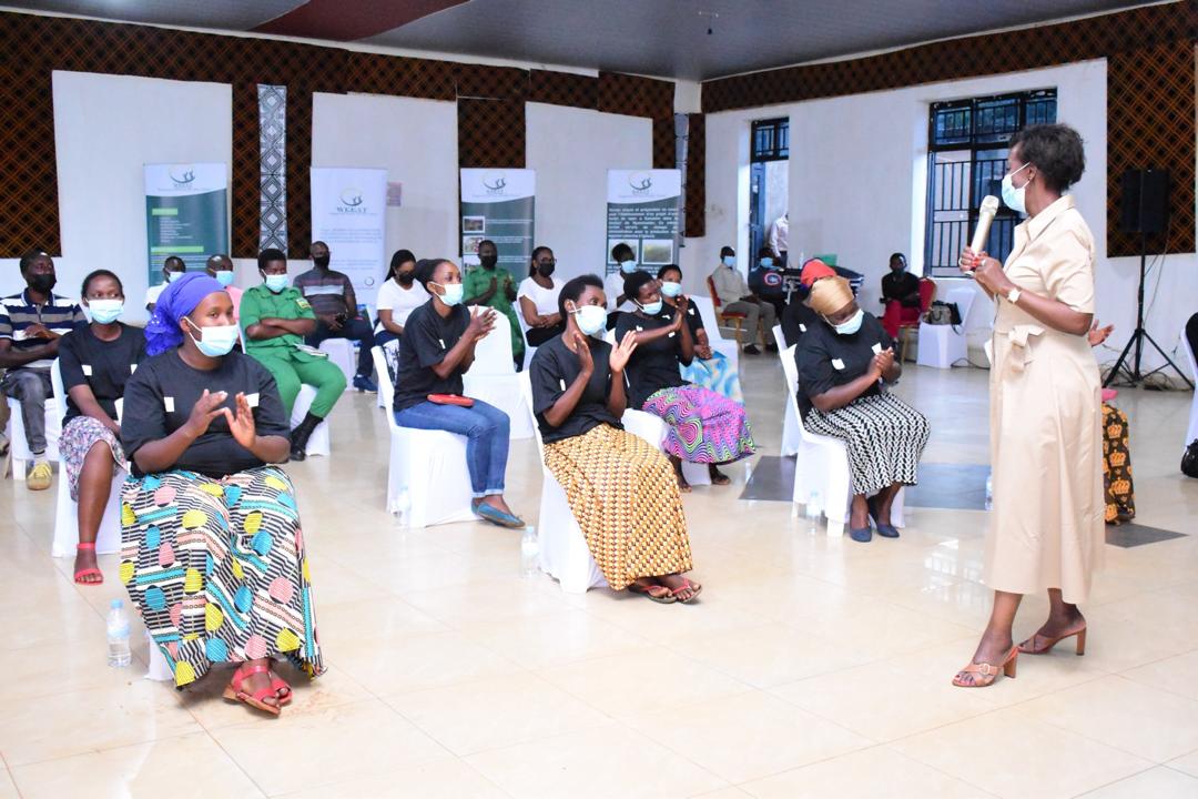 Women participating in an empowerment session